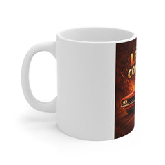 The Legend Continues Car Mug — Classic Muscle Car Coffee Cup (11oz)