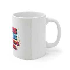 Motivational Mug — "Success Is A Series Of Small Steps Forward" Colorful Inspirational Coffee Cup