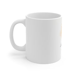 Lead with Love Mug — 11oz Heart & Watercolor Coffee Cup