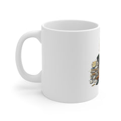 Stressed Office Duck Mug — Funny Workday Coffee Cup for Accountants & Busy Professionals