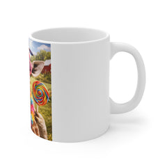 Giraffe Summer Party Mug — Funny Tropical Cocktail Animal Coffee Cup