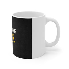 Discipline Wins Mug — Motivational Coffee Cup for Productivity & Success