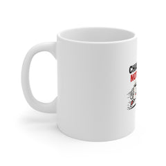 Motivational Mug — "Chase Goals, Not People" Coffee Cup
