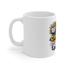 I Don’t Get Tired I Get Caffeinated Mug — Funny Coffee Gift for Energized Morning Motivation