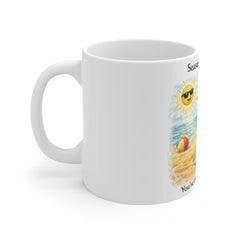 Seasoning's Greetings Mug — "You're the Salt to My Pepper" Beach Couple Coffee Cup